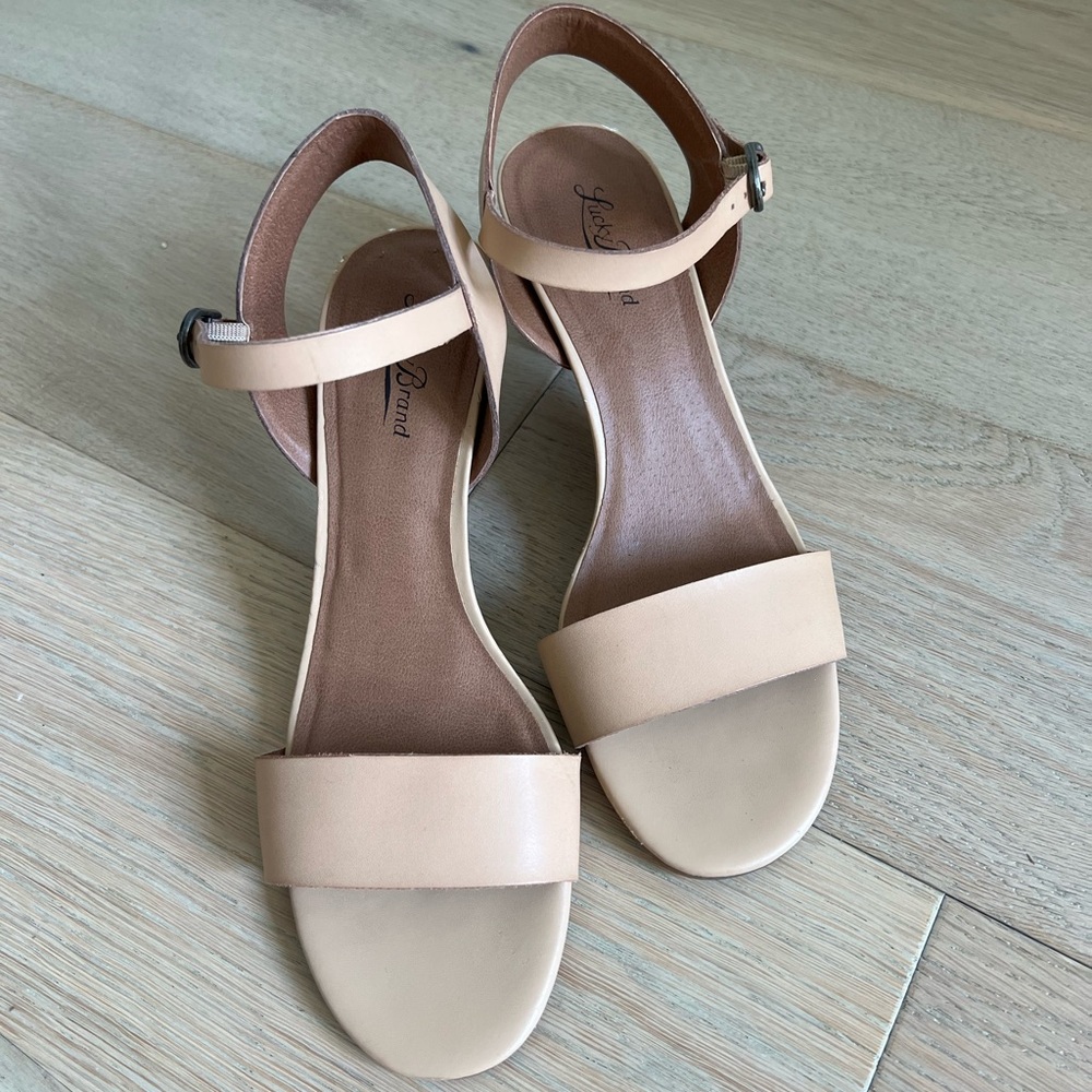 Lucky Brand leather heels